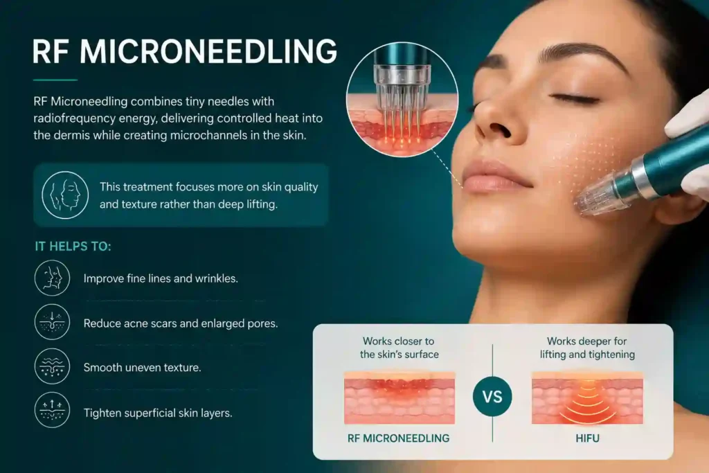 What Does RF Microneedling Do That HIFU Alone Cannot Midlands 